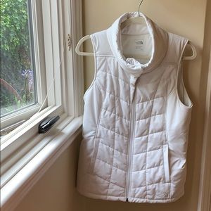 White North Face Vest